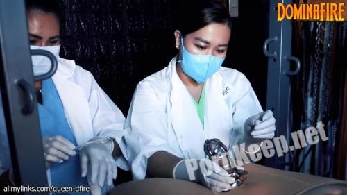 Domina Fire - Medical Sounding Cbt In Chastity By 2 Asian Nurses (FullHD 1080p, 57.97 MB)