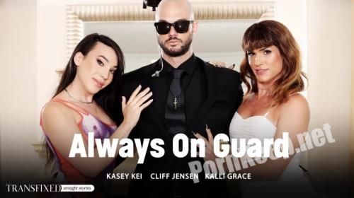 [Transfixed, AdultTime] Cliff Jensen, Kasey Kei, Kalli Grace (Always On Guard) (FullHD 1080p, 888 MB)